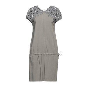 ALYSI grey short sleeves dress trapeze style
